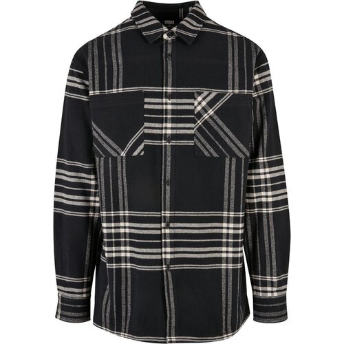 Urban Classics Long Oversized Checked Summit Shirt black L