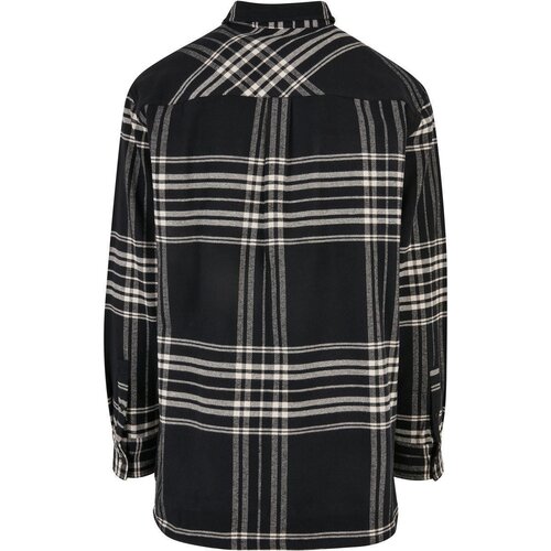 Urban Classics Long Oversized Checked Summit Shirt black L