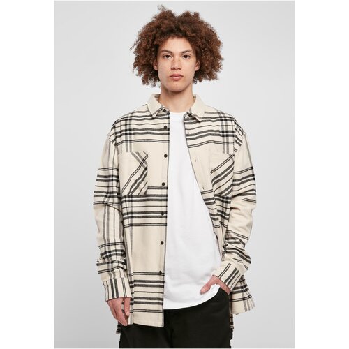 Urban Classics Long Oversized Checked Summit Shirt softseagrass M