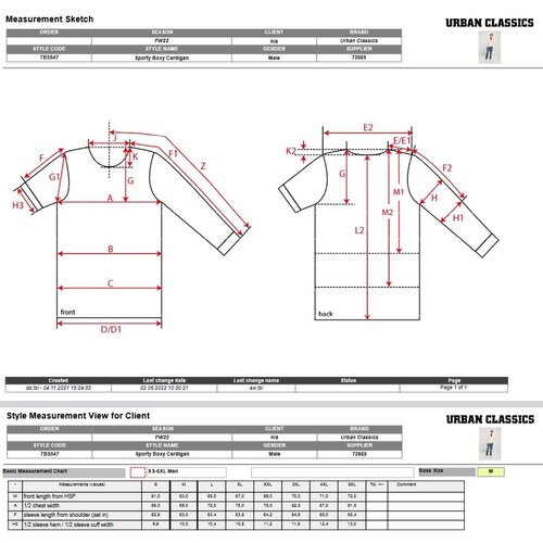 Urban Classics Sporty Boxy Cardigan