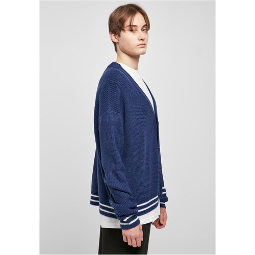 Urban Classics Sporty Boxy Cardigan spaceblue XXL