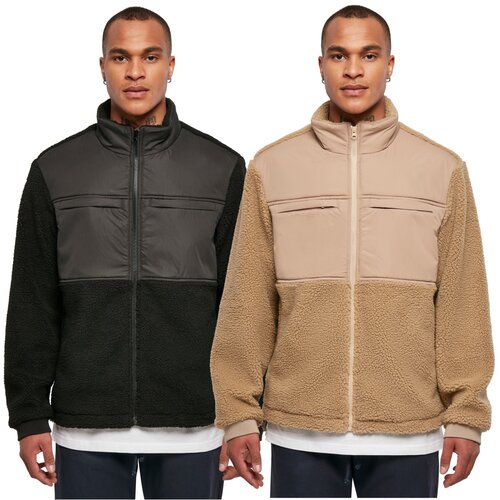 Urban Classics Patched Sherpa Jacket