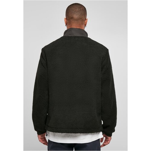 Urban Classics Patched Sherpa Jacket black 3XL