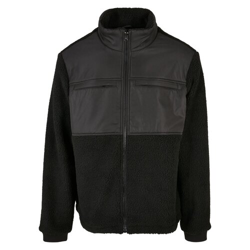 Urban Classics Patched Sherpa Jacket black 3XL