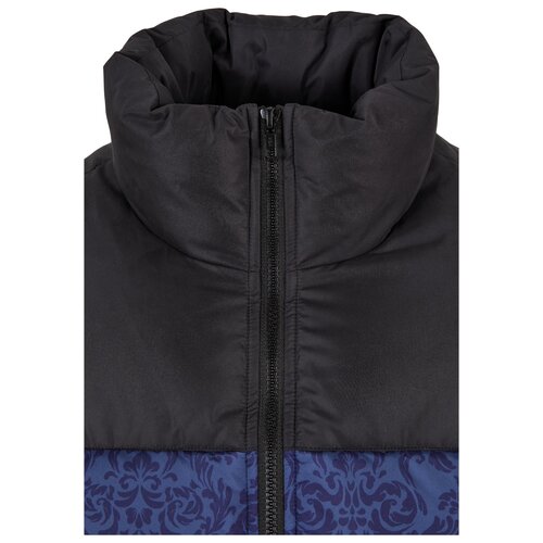 Urban Classics AOP Retro Puffer Jacket darkblue damast aop 3XL