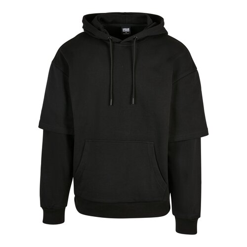 Urban Classics Oversized Doublesleeve Hoody black XL