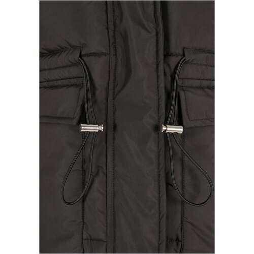 Urban Classics Ladies Waisted Puffer Jacket black 3XL