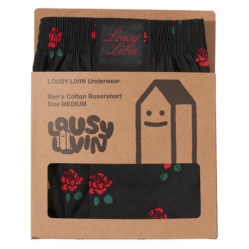 Lousy Livin Boxershorts Roses black S