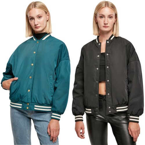 Urban Classics Ladies Oversized Recycled College Jacket