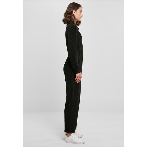 Urban Classics Ladies Velvet Rib Boiler Suit black 3XL