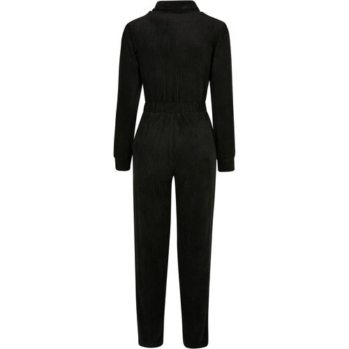 Urban Classics Ladies Velvet Rib Boiler Suit black 3XL