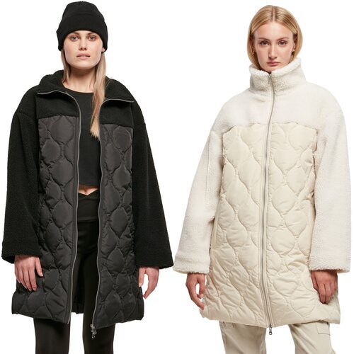 Urban Classics Ladies Oversized Sherpa Quilted Coat