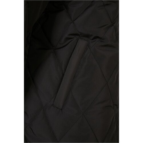 Urban Classics Ladies Oversized Diamond Quilted Hooded Coat black L