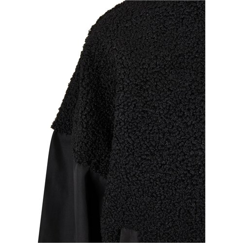 Urban Classics Ladies Oversized Sherpa Mixed Bomber Jacket black M