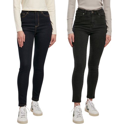 Urban Classics Ladies Organic High Waist Skinny Jeans