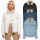 Urban Classics Ladies Oversized Sherpa Denim Jacket