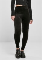 Urban Classics Ladies High Waist Rib Velvet Leggings