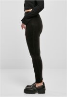 Urban Classics Ladies High Waist Rib Velvet Leggings