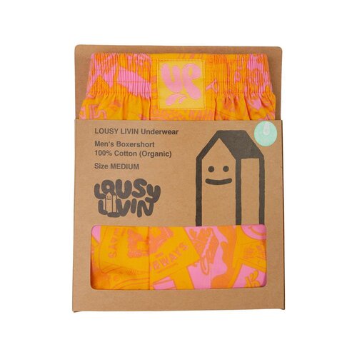 Lousy Livin Boxershorts UP Sticker Clash Yellow XS