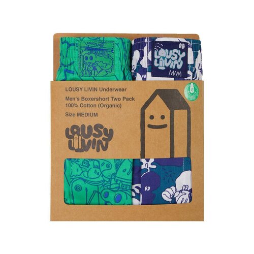 Lousy Livin 2Pack Boxershorts Demo & Ghost Seaport / Dazzle XL