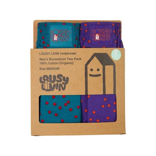 Lousy Livin 2Pack Boxershorts Dots 2 Pack