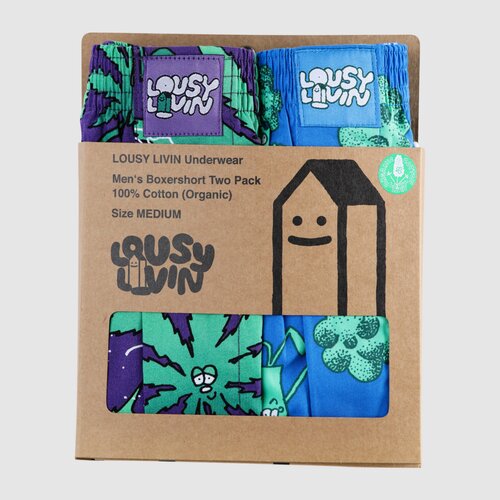 Lousy Livin 2Pack Boxershorts Weedy & Bro