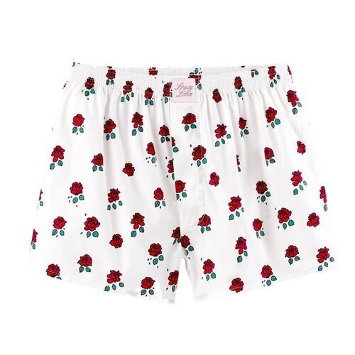 Lousy Livin Boxershorts Roses White S