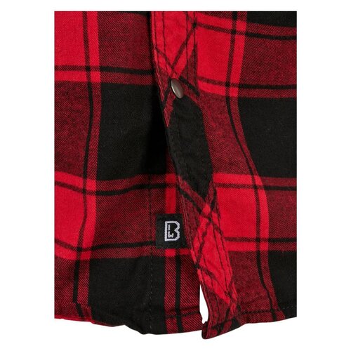 Brandit Checkshirt Sleeveless red/black 3XL