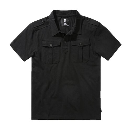 Brandit Jersey Poloshirt Jon halfsleeve black 3XL