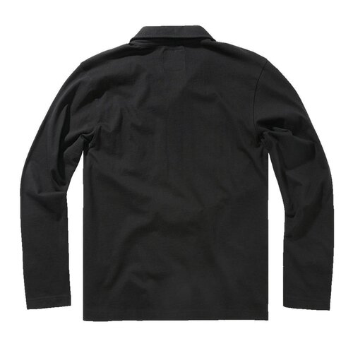 Brandit Jersey Poloshirt Willis longsleeve black L