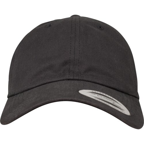 Yupoong Peached Cotton Twill Dad Cap black one size