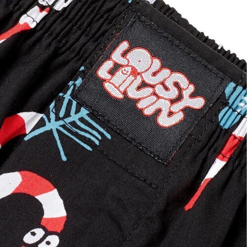 Lousy Livin Boxershorts Santa & Sugar Sticks 2-Pack black/red S