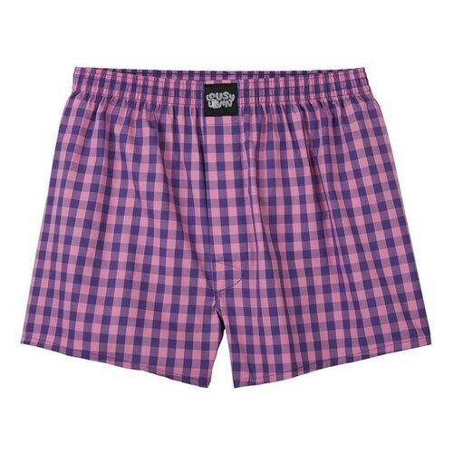 Lousy Livin Boxershorts Lousy Check   Pink Check S