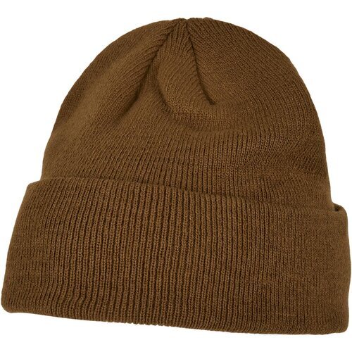 Build your Brand Heavy Knit Beanie olive