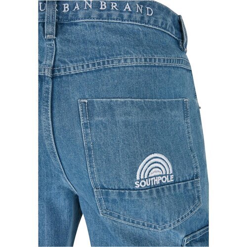 Southpole Denim With Cargo Pockets retro midblue washed 34