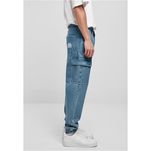 Southpole Denim With Cargo Pockets retro midblue washed 34