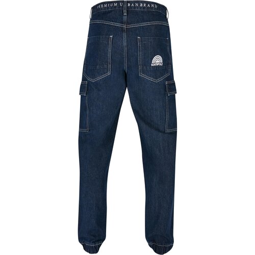 Southpole Denim With Cargo Pockets indigo raw 30