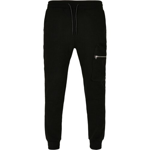 Southpole Shiny Zipper Utility Fleece Jogger black XXL