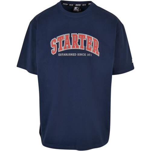 Starter College Tee darkblue XL