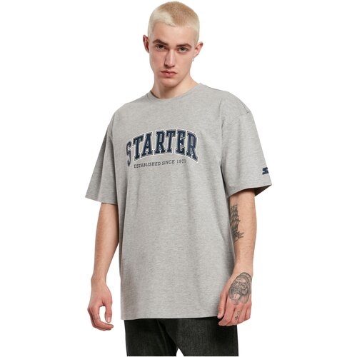 Starter College Tee heathergrey XL