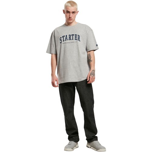 Starter College Tee heathergrey XL