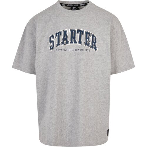 Starter College Tee heathergrey XL