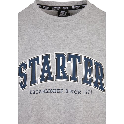 Starter College Tee heathergrey XL