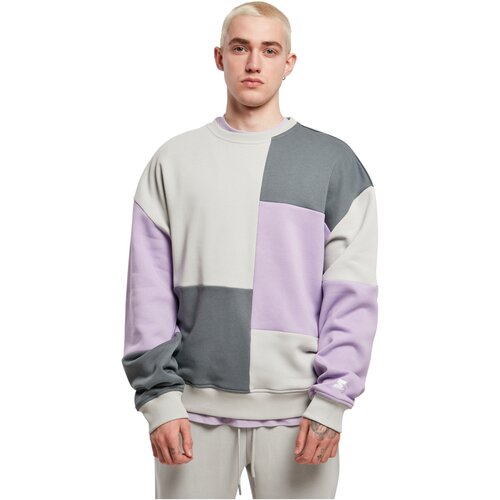 Starter Patchwork Crewneck lilac/lightasphalt/heavymetal M