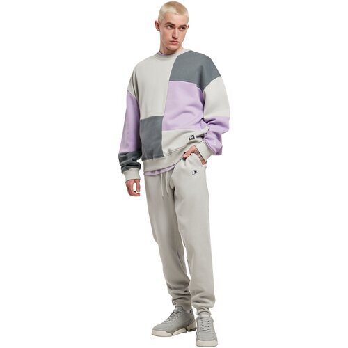 Starter Patchwork Crewneck lilac/lightasphalt/heavymetal S