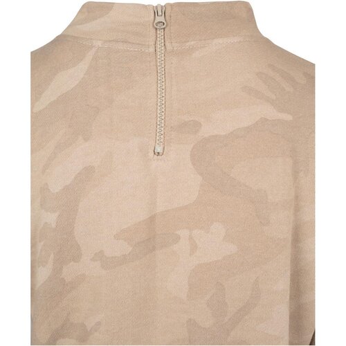 Urban Classics Ladies Camo Turtleneck Crew sand camo L