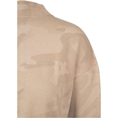 Urban Classics Ladies Camo Turtleneck Crew sand camo L