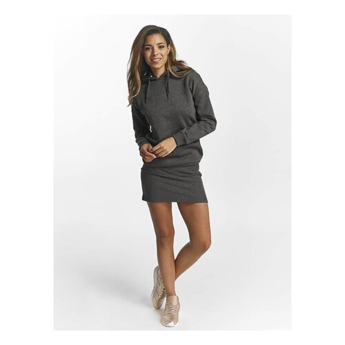 DEF DEF Cropped Hoody Dress Anthracite anthracite M