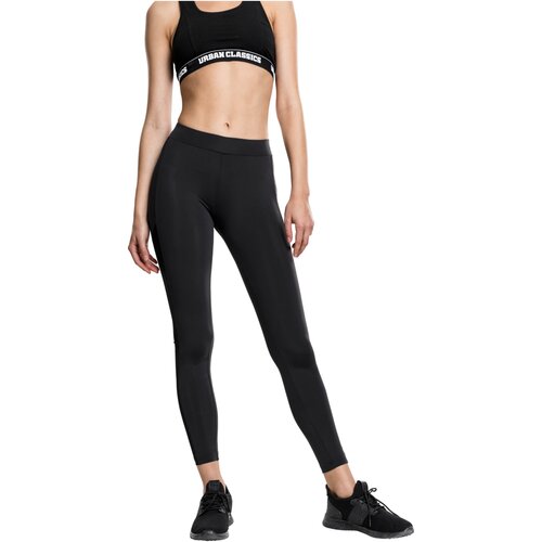 Urban Classics Ladies Tech Mesh Stripe Leggings black L