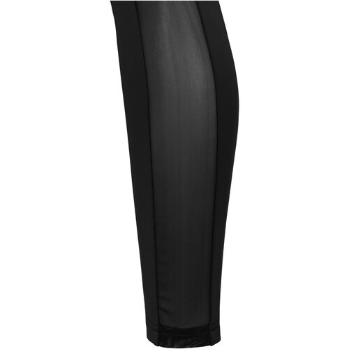 Urban Classics Ladies Tech Mesh Stripe Leggings black XS